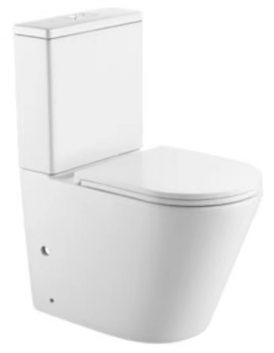 Empolo Back to wall H Round Toilet - White