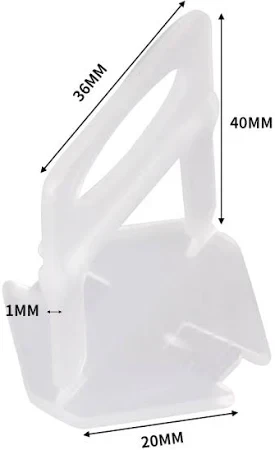 Nishan Tile Levelling Clips 1mm (100 pcs)