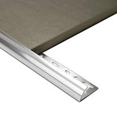 Half Round Trim 8mm x 3m - Bright Silver