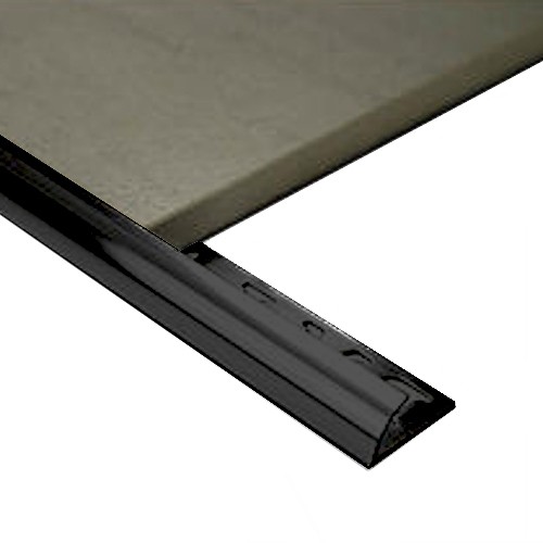 Half Round Trim 8mm x 3m - Matt Black