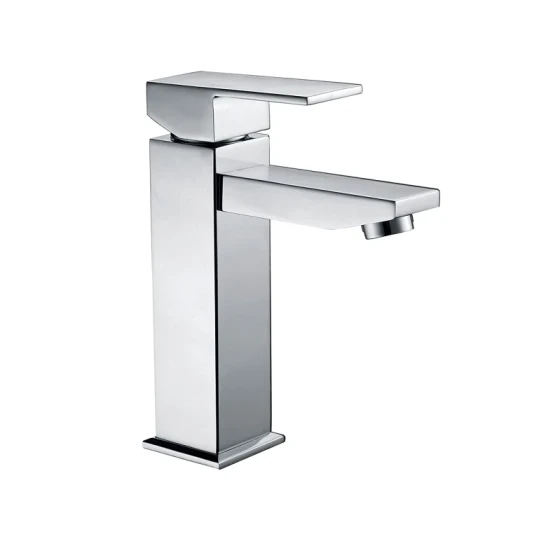 Basin Mixer Squar - Chrome