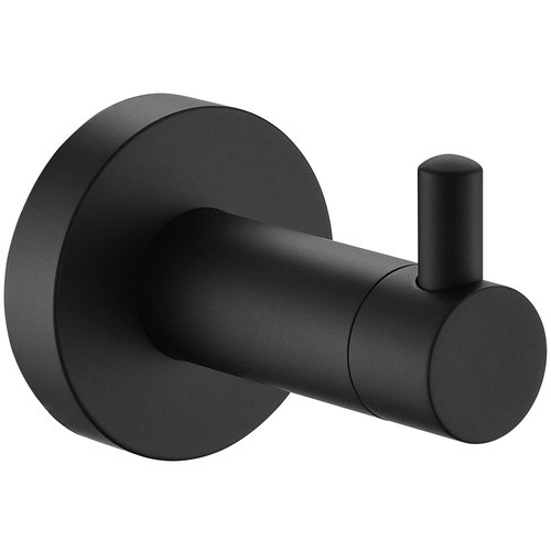 Robe Hook Round - Black