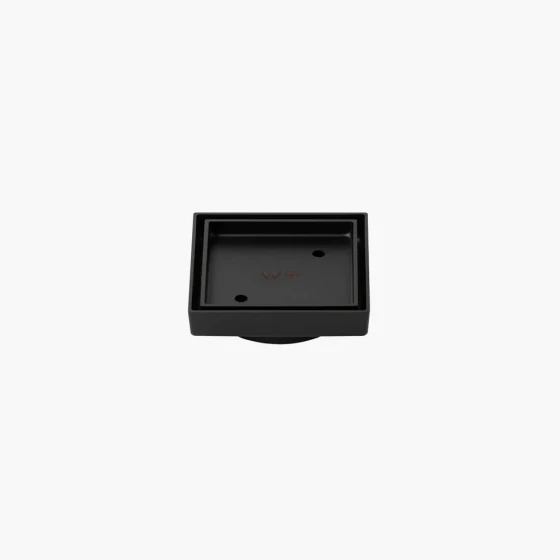 Brass Tile insert Drain 80mm - Black