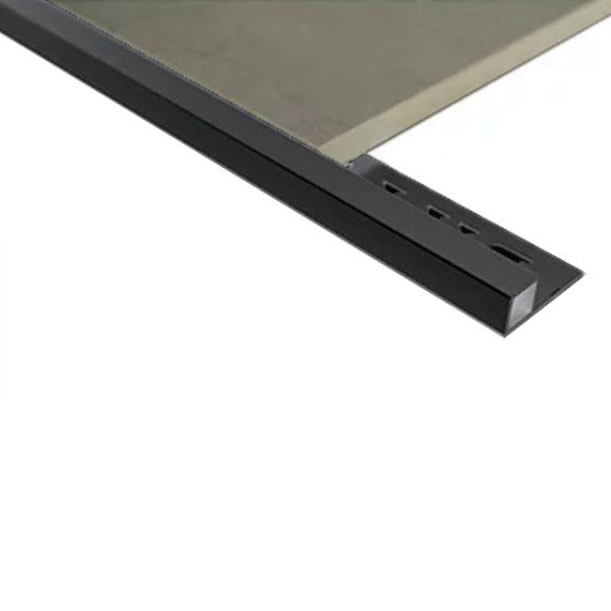 Mosaic Corner Angle 12mm x 3m - Matt Black