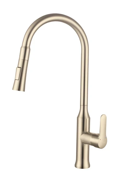 Empolo Pullout Sink Mixer - Gold