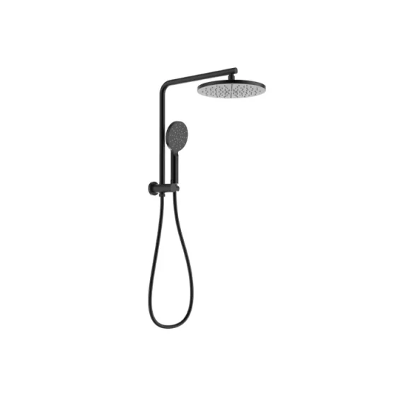 Round Shower Combo - Black
