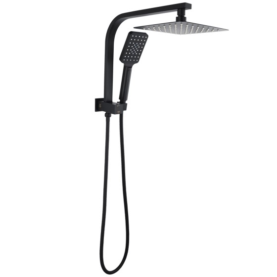 Square Shower Combo - Black