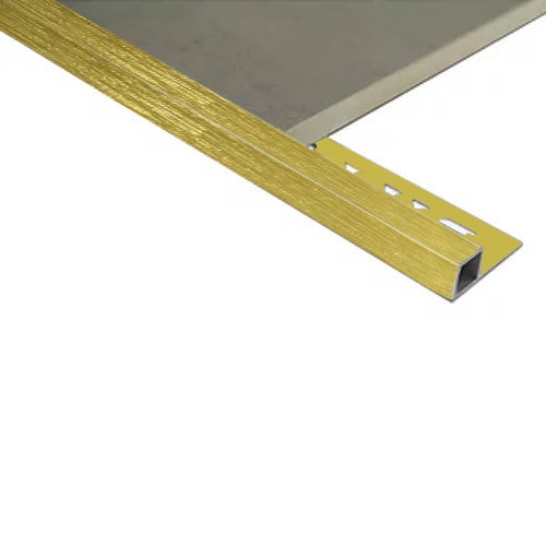 Mosaic Corner Angle 10mm x 3m - Linished Gold