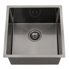 Single Bowl Sink 470x500x300mm - Nano Black
