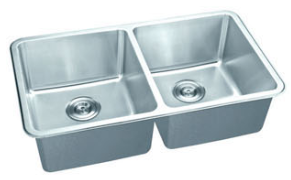 Double Bowl Sink 460x790x200mm - Brushed Gold