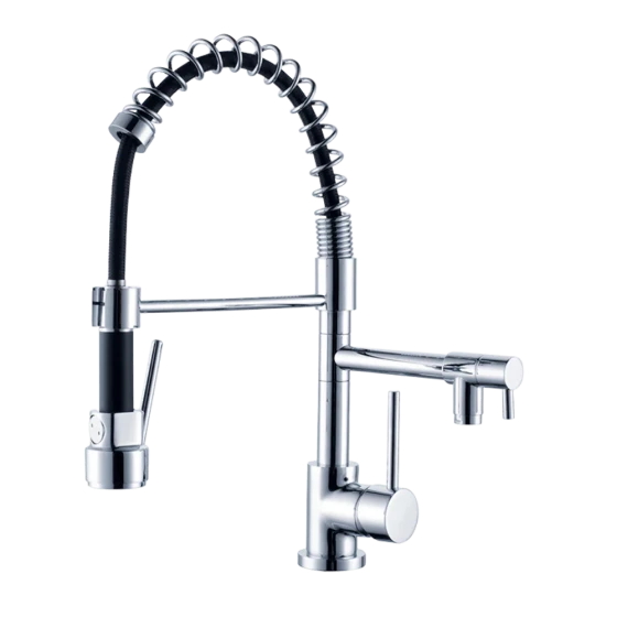 TH Tall Spring Spray Sink Mixer