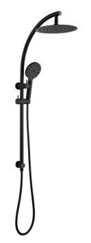 Contop Round 05 Combo Twin Shower Set - Black