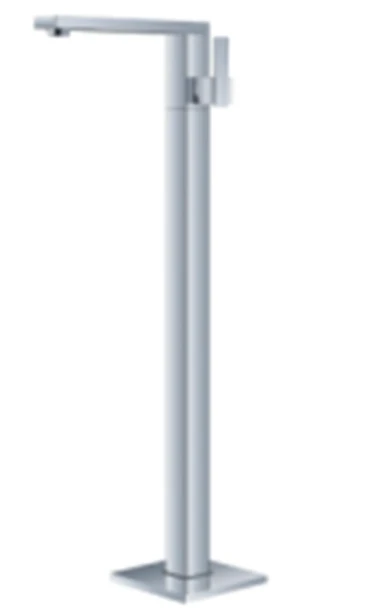 Floor Mounted Bath Mixer sqr - Chrome