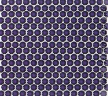 Royal Penny Round Blue 300x300mm - Gloss