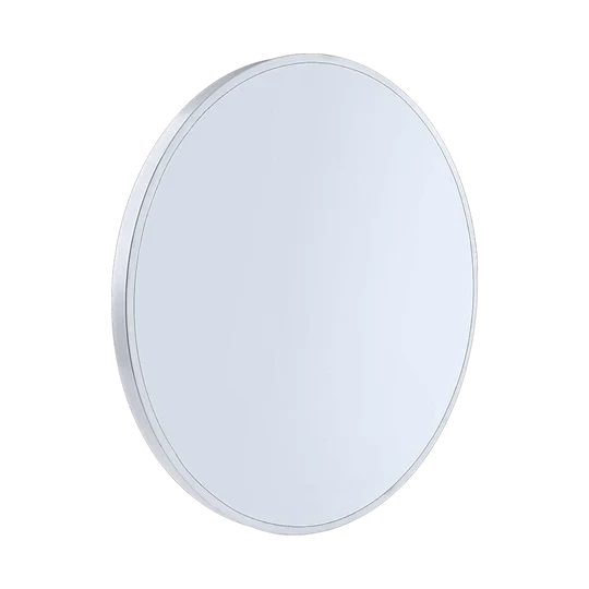 Luxe Round Mirror 700mm - Brushed Silver