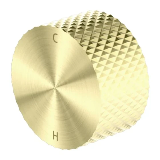 Nero Opal Progressive Shower Mixer - Brushed Gold